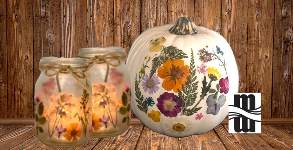 Image of  Pressed Flower Workshop 9/15 Muddy Waters Pub and Restaurant 