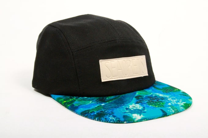 Image of Black/ Turtle Blue Five Panel
