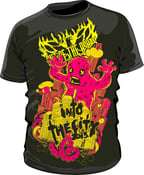 Image of Pink 'Into The City' Monster T-Shirt.