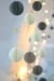 Image of Guirlande sphères grises, étoiles pailletée, sphères pois