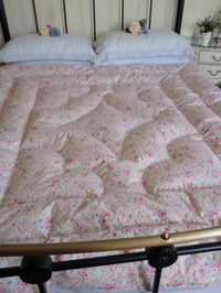 Image 5 of Pretty Paisley Alice Eiderdown Backed in Blue