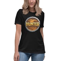 Image 5 of Women's Relaxed T-Shirt,  Hunter Emblem T-Shirt | Hunting Outdoor Graphic Tee