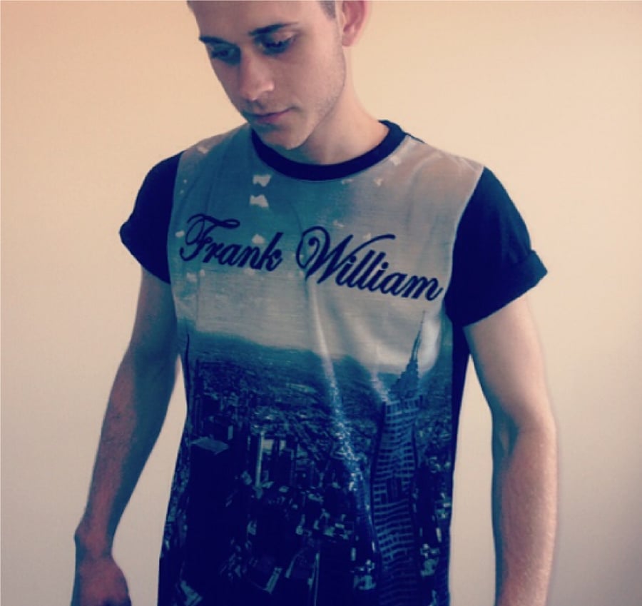 Image of Grab a Bargain!! Frank William NYC Skyline Black Tee