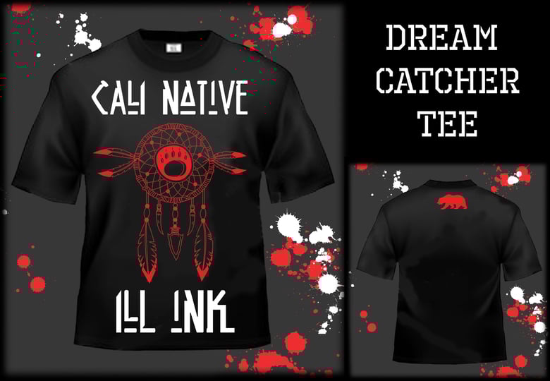 Image of RED Dream Catcher Tee x ILL INK x Cali Native Collection