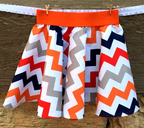 Image of Chevron Cirlce Skirt