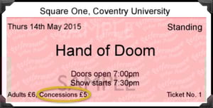 Image of Concessions (Standing Ticket)