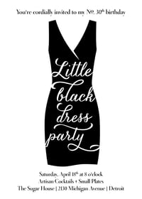 Little Black Dress Party