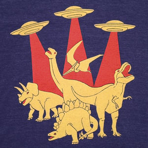 Image of Dinosaurs vs Aliens T-shirt