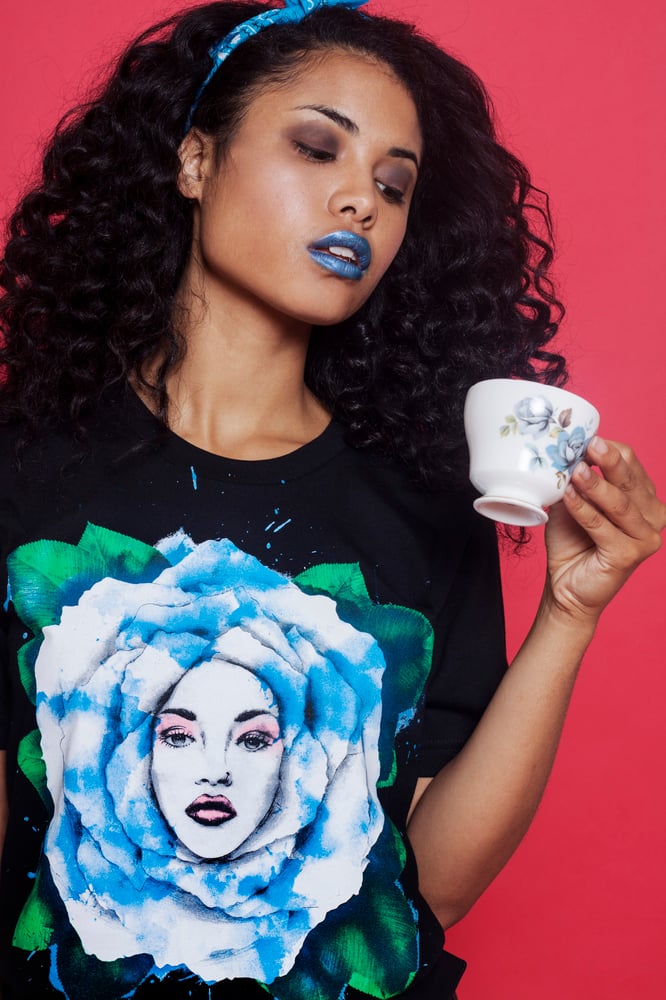 Image of WD Tee & CD (Blue)