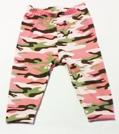 Image of Baby Pink camo leggings