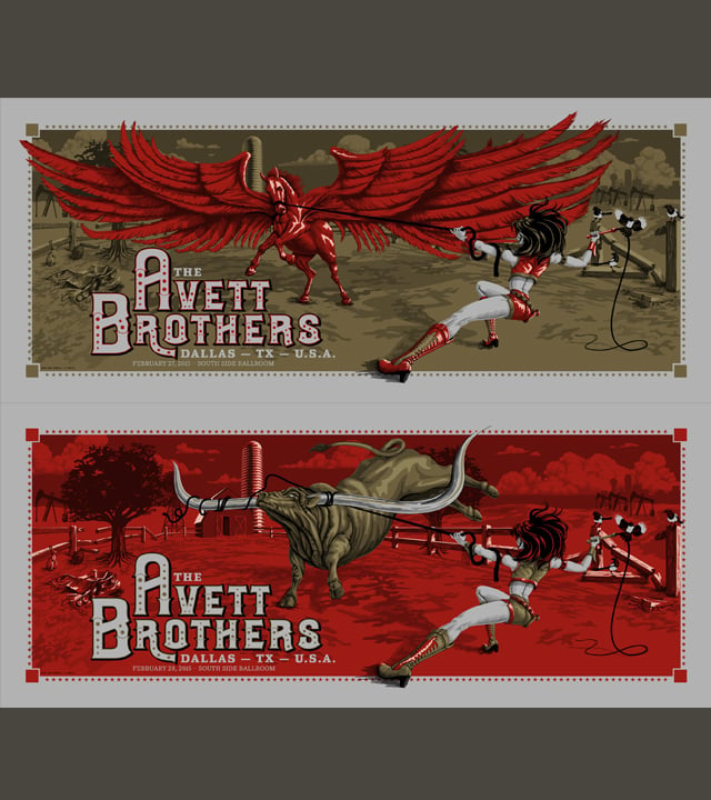 Image of Avett Bros. Dallas 15 Variant