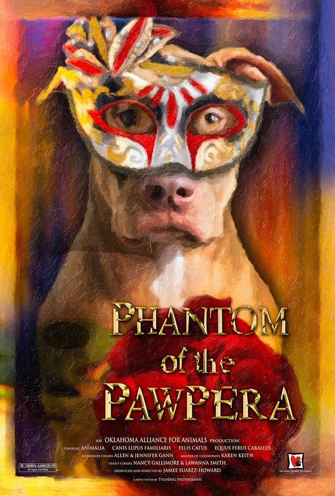 Image of Limited Edition "Phantom of the Pawpera" Movie Poster
