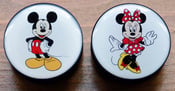 Image of Mickey Mouse & Minnie Mouse Disney Flesh Plugs - Pair