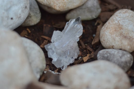 Image of Clear quartz druze