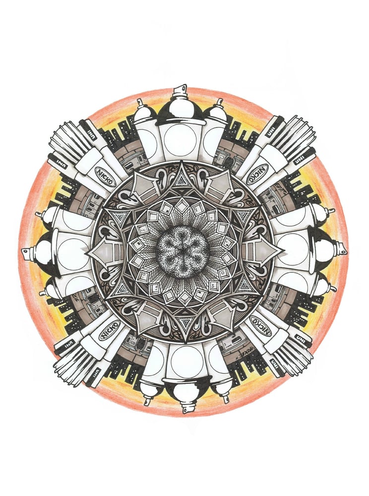 Image of AERO SOUL (Mandala) - A3 LIMITED EDITION 