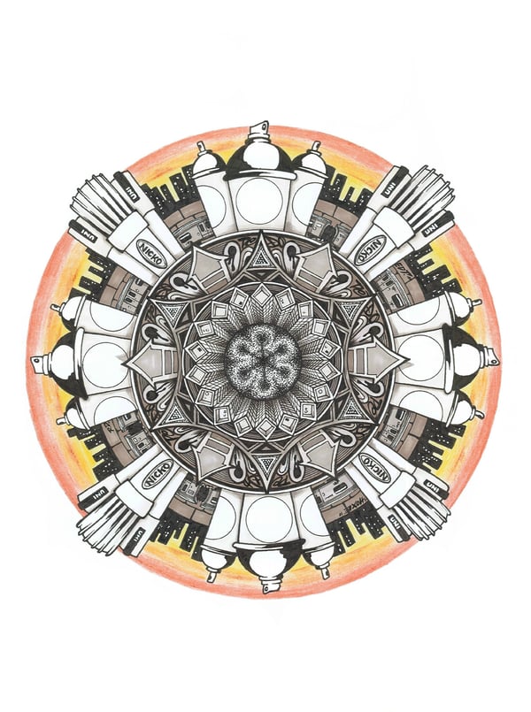 Image of AERO SOUL (Mandala) - A3 LIMITED EDITION 