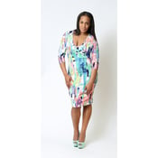 Image of Abstract Paint Dress