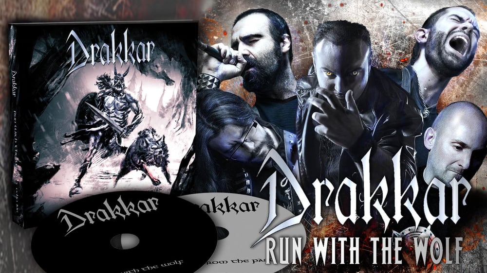 DRAKKAR "Run With The Wolf" 2xdigiCD