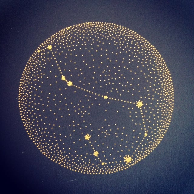 Image of Zodiac Constellation card