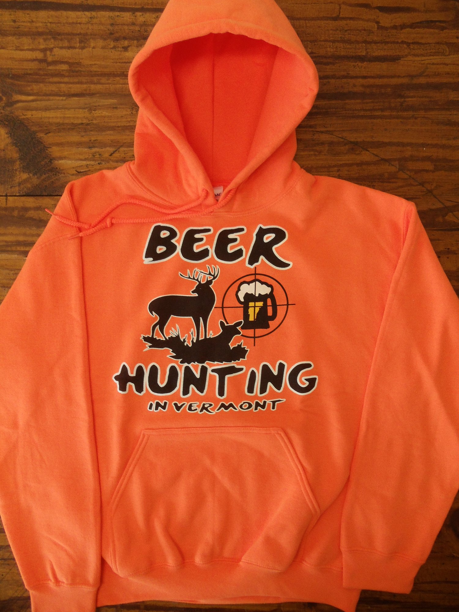 Image of Beer Hunting Hooded Sweatshirt - Available in 2 colors 