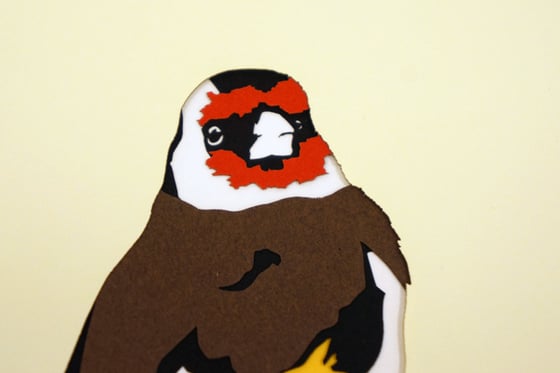 Image of Paper Goldfinch Poster