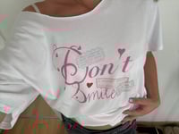 Image 2 of shirt - don’t smile  sabrina carpenter