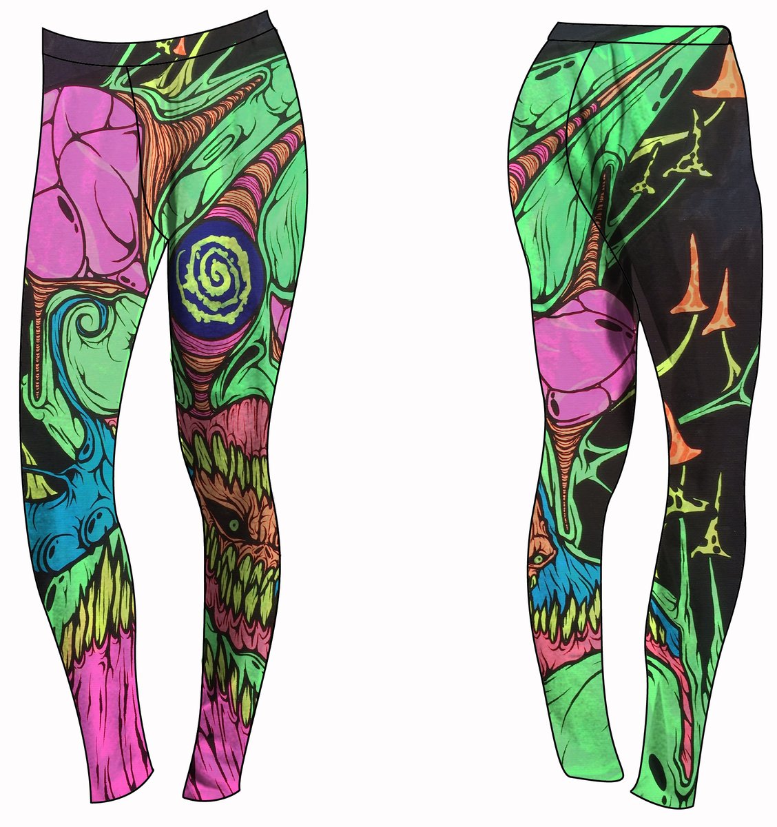 FROM NY — The Blacklight Never Looked So Good Leggings
