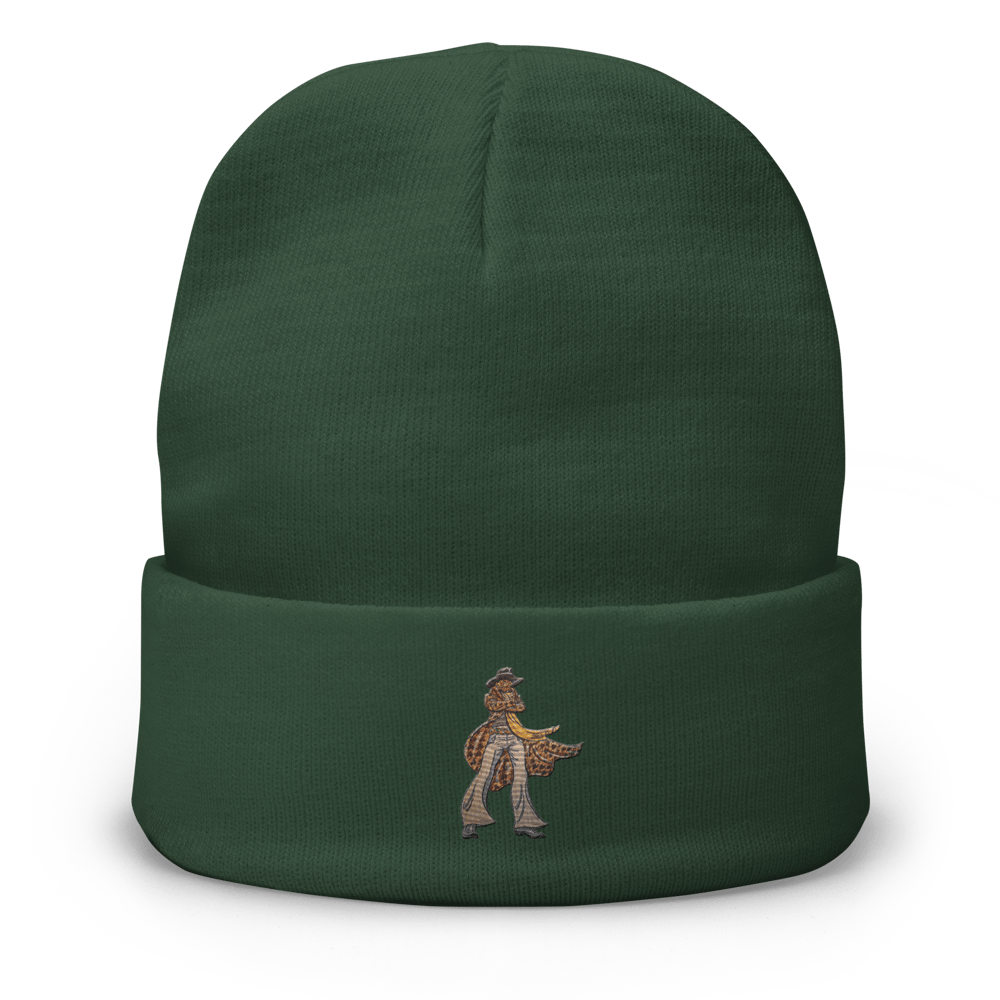 "SalvadorAudi" SLO Embroidered Beanie [ART ILLUSTRATED BY GREGORY HAWKINS]