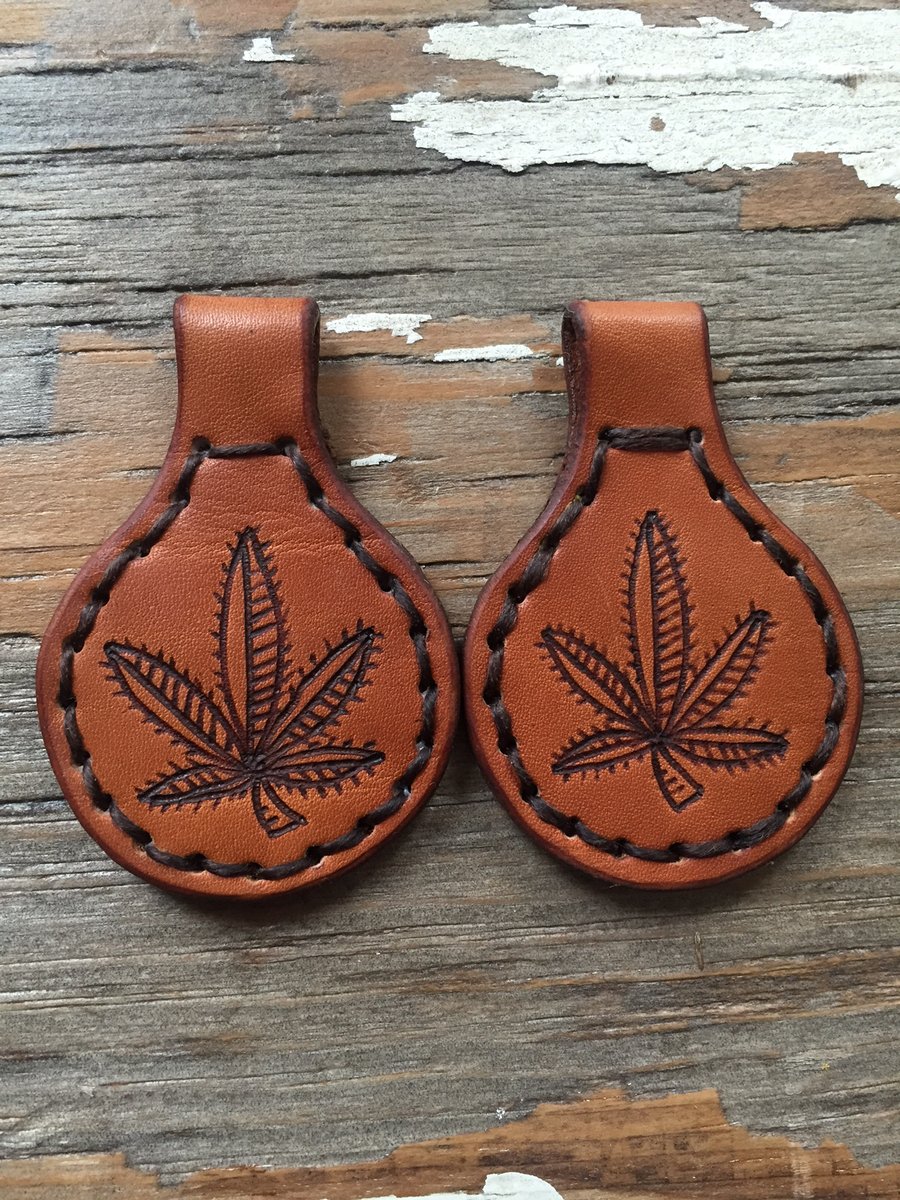 Image of 2" Leather Key Chain