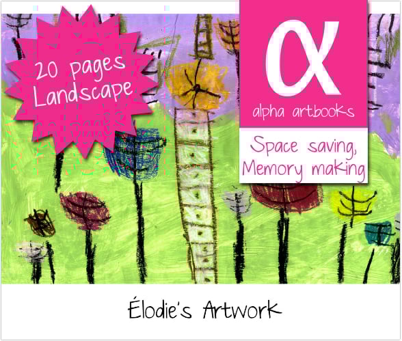 Image of 33cm x 28cm Landscape Artbook - 20 pages