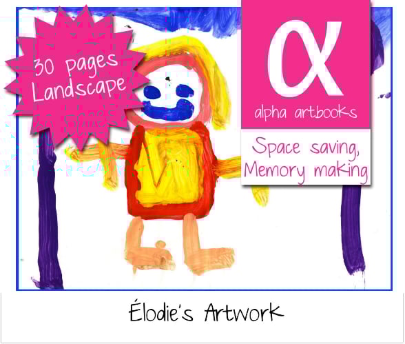 Image of 33cm x 28cm Landscape Artbook - 30 pages