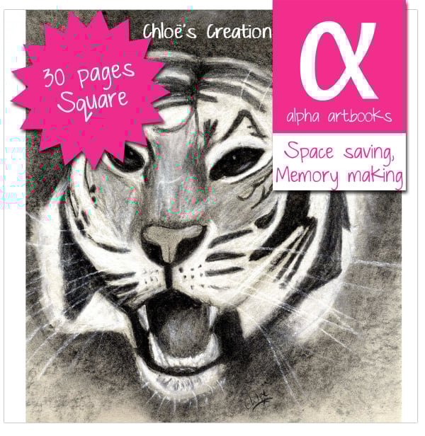 Image of 30cm x 30cm Square Artbook - 30 pages
