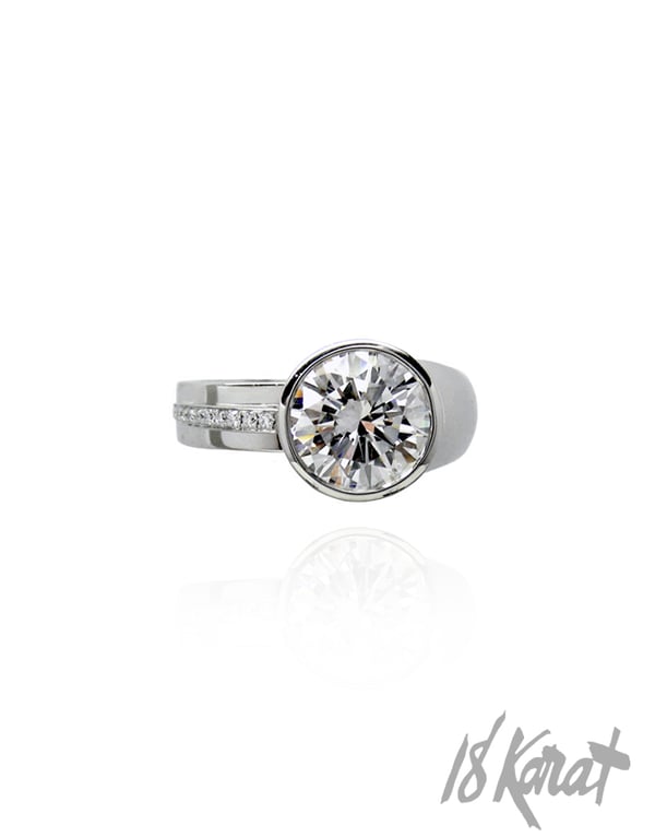 BRIDGED RING - 18Karat Studio+Gallery