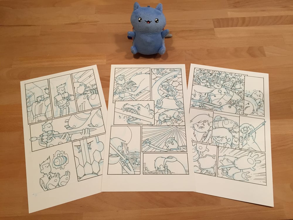 Image of Bravest Warriors original page - chosen by Mike!