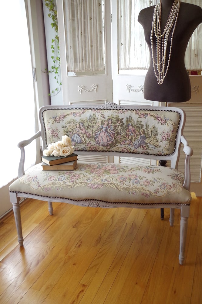 Image of Antique Settee