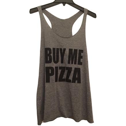 Image of Buy Me Pizza Tank - Gray