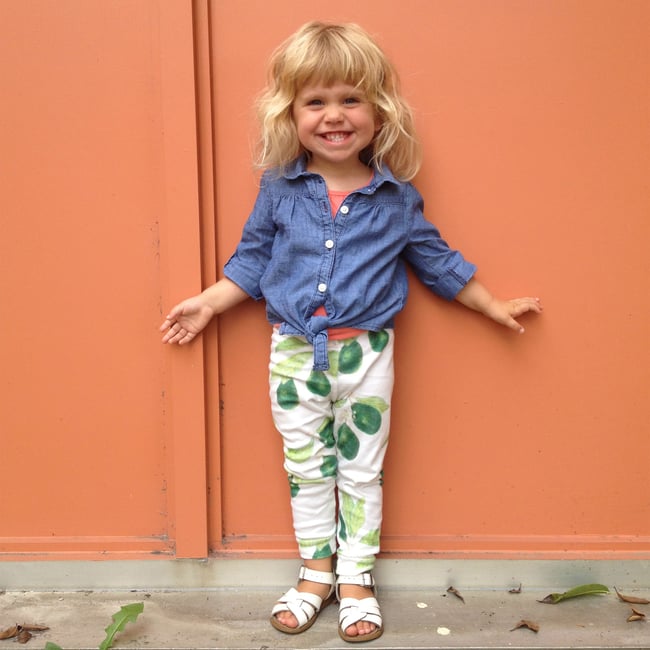 Baby + Toddler Avocado Organic Leggings | Little House in the Orchard