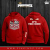 Bowl Hard or Go Home Hoodie | RED- BLACK - SILVER | Pinkingz Bowling Apparel  