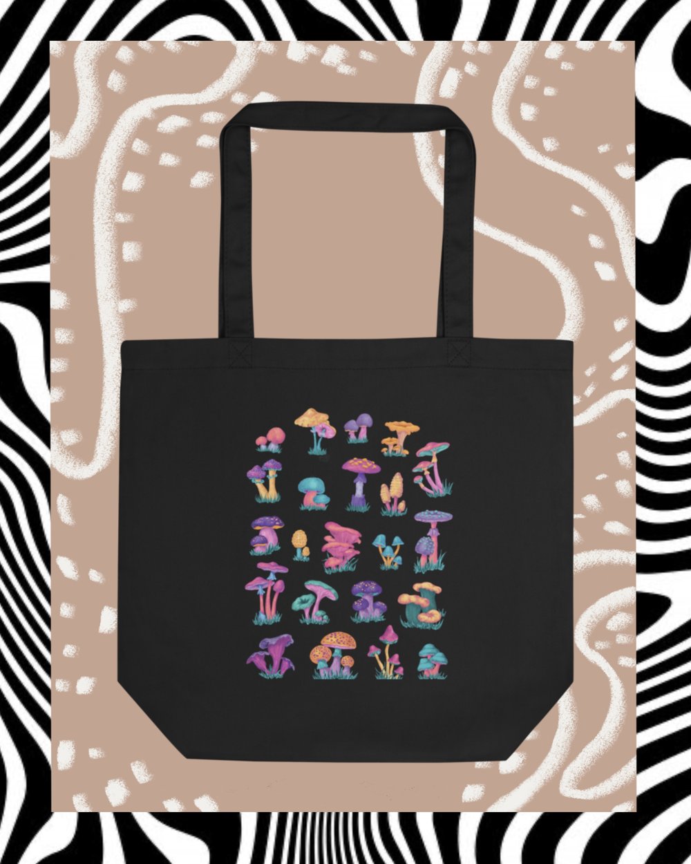 Image of Mushroom Chart Tote Bag