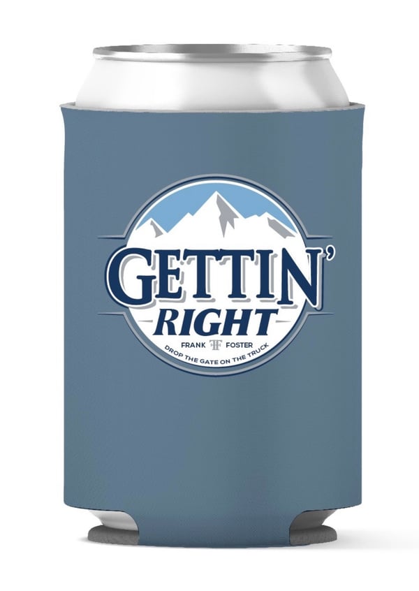 Image of Gettin’ Right Mountains Koozie