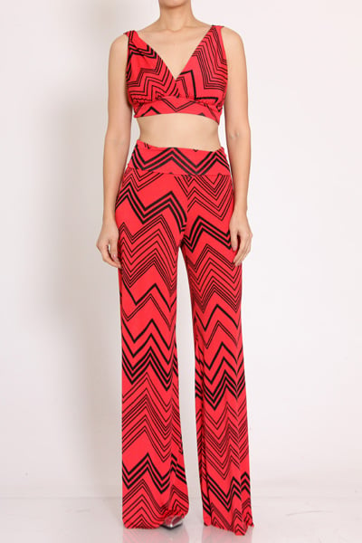 Image of PATSY WIDE LEG PANTS SET