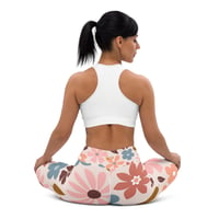 Image 5 of Pink Harvest Yoga Leggings