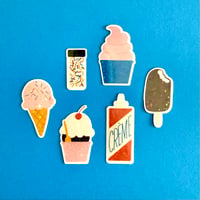 Image 2 of Stickers holographiques Ice Cream Club