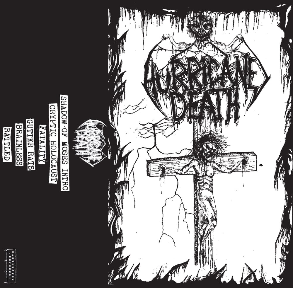 Image of HURRICANE DEATH - 'S/T DEMO 2015' CASSETTE (CASTIGATED 03)