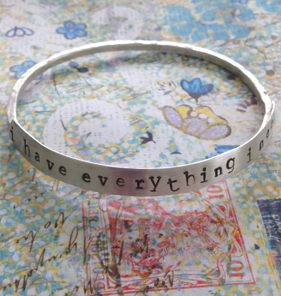 Image of I have everything I need bracelet