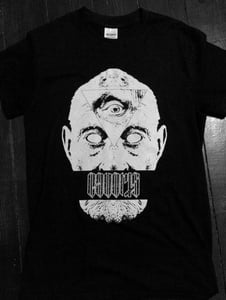 Image of INCUDES FREE TIMES TOLD EP!! Mono 'Aged Gentleman With Three Eyes' T-Shirt - Spring 2015