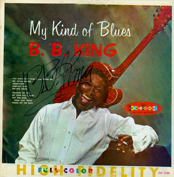 Image of B.B. King Signed My Kind Of Blues Album