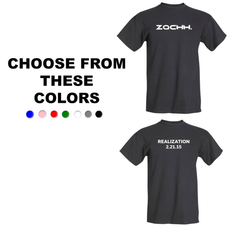 Image of Zachh. Realization T-Shirt