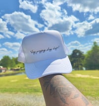 Image 2 of ‘Stay Praying, Stay Slayin’  Foam Trucker Hat