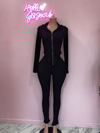 Black 2pc pant set 